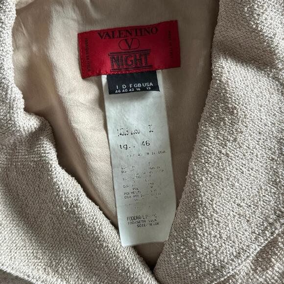 Vintage Night Valentino Jacket SZ 12 - Picture 6 of 7